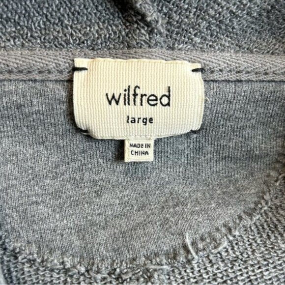 Aritzia Wilfred Rousseau Cardigan Sweater Grey - Picture 4 of 8